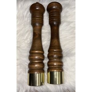 Nasco Mid Century Modern ‎ Salt And Pepper Mill Shaker Grinder Made In Japan